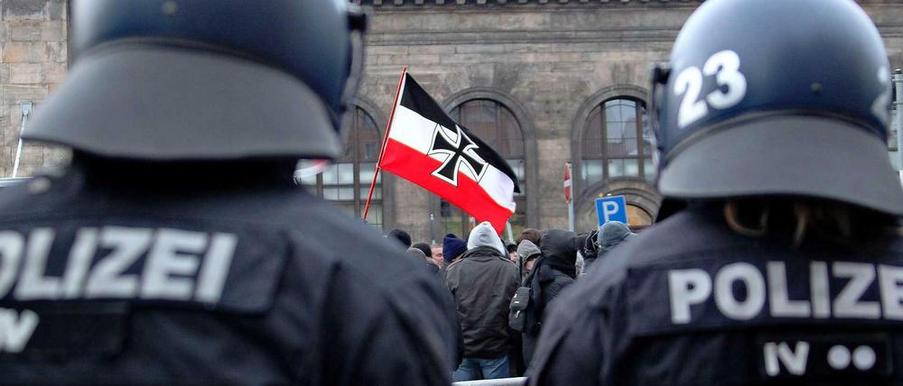 Neonazis haben in den ersten beiden Monaten des Jahres wieder häufiger zugeschlagen.