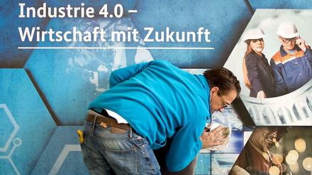 Ein Schwerpunkt der Hannover Messe wird in diesem Jahr das Thema "Industrie 4.0 - Wirtschaft mit Zukunft" sein. Die Industriemesse findet vom 13. bis 17. April 2015 statt.