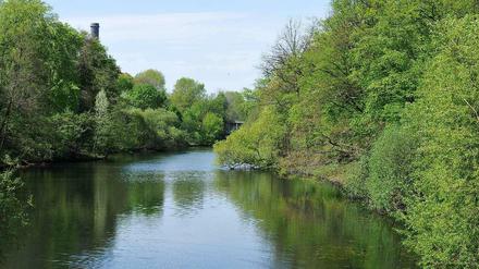 Der Fennsee in Wilmersdorf - hier wurde am Dienstagmorgen eine Wasserleiche entdeckt.