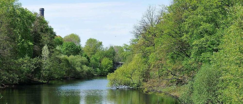 Der Fennsee in Wilmersdorf - hier wurde am Dienstagmorgen eine Wasserleiche entdeckt.