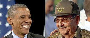 Barack Obama und Raúl Castro: Schütteln sie beim Gipfel in Pánama die Hand?