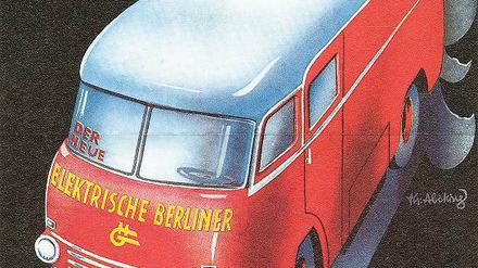 Historisch. Das Gaubschat-Elektromobil wurde auch bei der Post eingesetzt.
