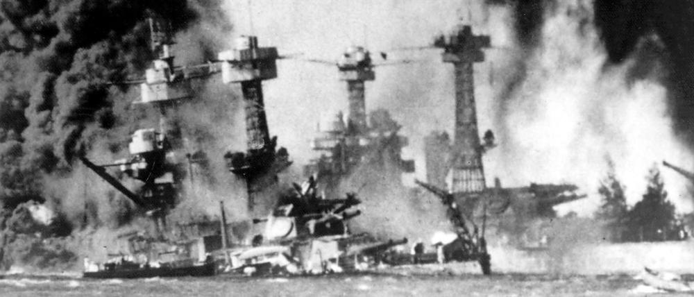Zwei Stunden dauerte der Angriff der Japaner auf den US-Stützpunkt Pearl Harbor auf Hawaii. 