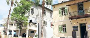 In altem Schick. 37 renovierte Häuser des ehemaligen Schwabendorfes stehen heute zwischen den Hochhäusern von Tel Aviv. 