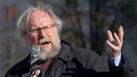 Der ehemalige Bundestagspräsident Wolfgang Thierse - hier bei einem Auftritt dieser Tage in Rostock. 