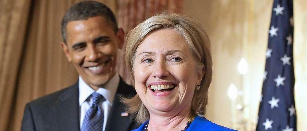 Mit prominenter Unterstützung: US-Präsident Barack Obama hält Hillary Clinton für eine geeignete Kandidatin.
