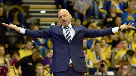 Trainer Sasa Obradovic droht mit Alba Berlin trotz guter Spiele und Ergebnisse eine Saison ohne Titel.