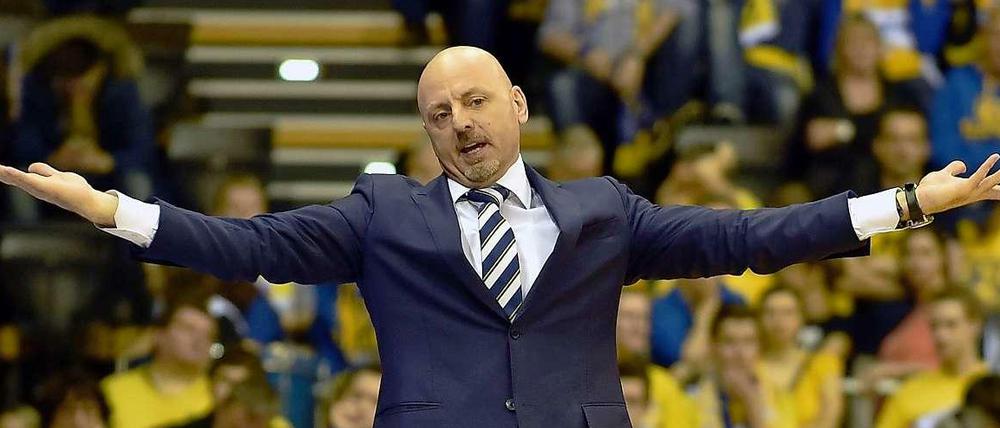 Trainer Sasa Obradovic droht mit Alba Berlin trotz guter Spiele und Ergebnisse eine Saison ohne Titel.