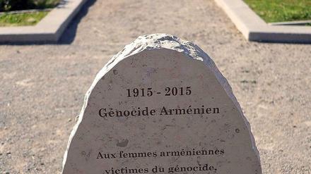 In Marseille eine Gedenkstätte an den Genozid an den Armeniern im osmanischen Reich.