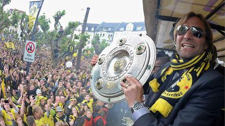Ein modernes Fußballmärchen: Jürgen Klopp führte den BVB aus dem Bundesligamittelfeld zu zwei Meisterschaften, einem Pokalsieg und einer Finalteilnahme in der Champions League.