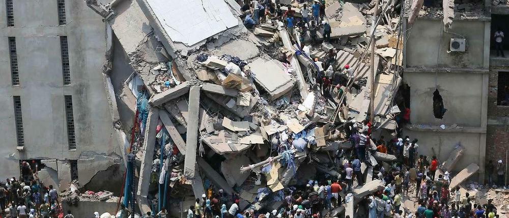 Als am 24. April 2013 die Fabrik Rana Plaza einstürzte, befanden sich 3000 Menschen im Gebäude.