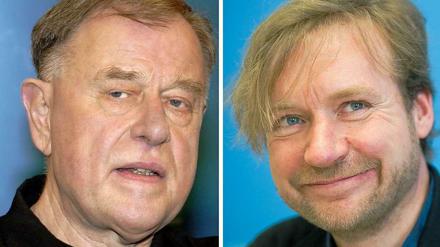Bildkombo mit Claus Peymann und Tim Renner