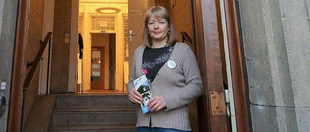 Annette Tafel, Geschäftsführerin des Nachbarschaftshauses am Lietzensee, ist dort fast die einzige bezahlte Mitarbeiterin.