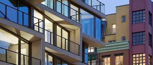 Die "Apartments Charlotte" in der Charlottenstraße am Checkpoint Charlie hat der Architekt Andreas Michels entworfen.