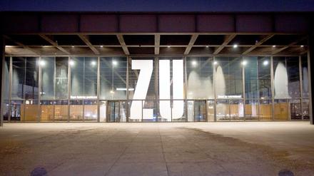 Die Neuen Nationalgalerie ist wegen Restaurierung geschlossen.