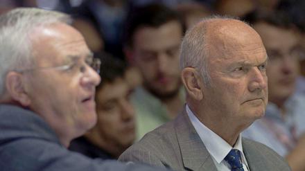 Kein Herz und keine Seele: Martin Winterkorn (links) und Ferdinand Piech.