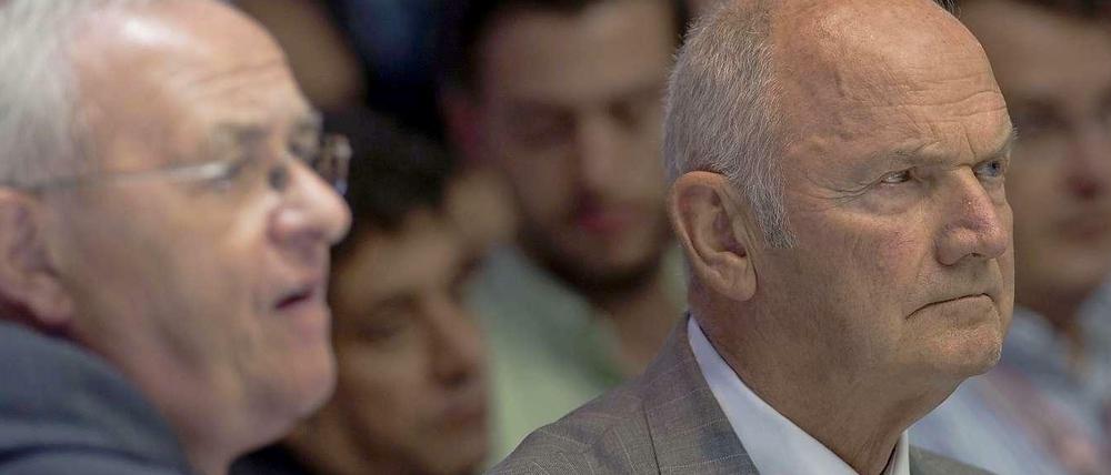 Kein Herz und keine Seele: Martin Winterkorn (links) und Ferdinand Piech.