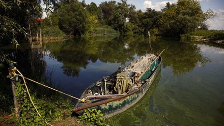 Boot im See