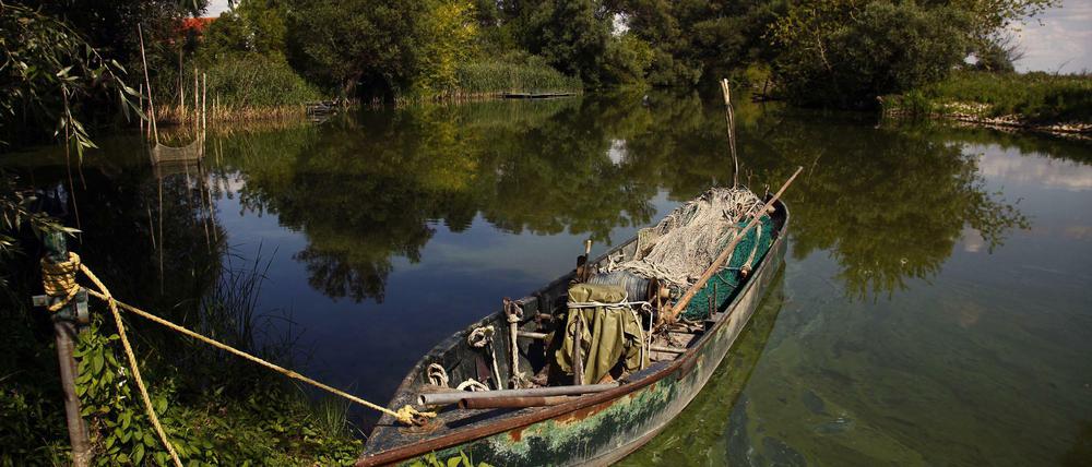 Boot im See