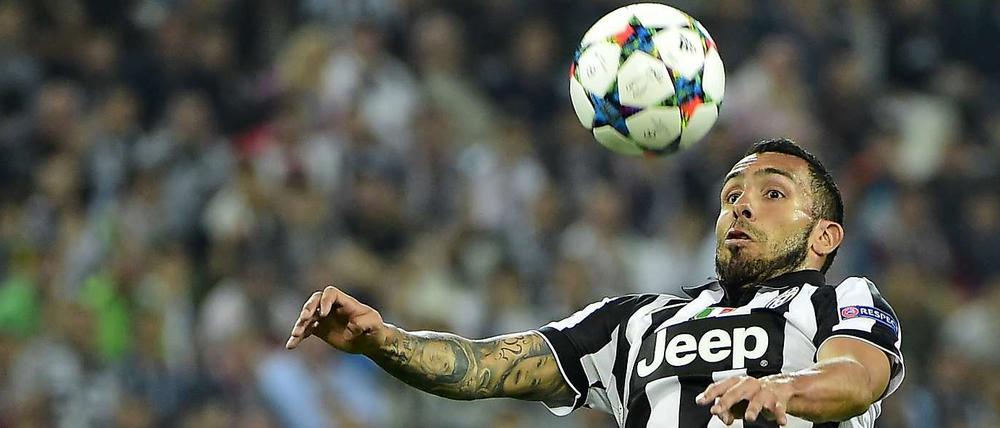 Carlos Tevez will mit Juventus Turin ins Halbfinale der Champions League. Nach dem 1:0 im Hinspiel gegen den AS Monaco stehen die Chancen dafür nicht schlecht. 