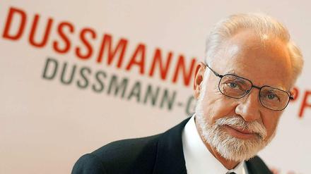 Peter Dussmann auf einem Archivbild aus dem Jahr 2007. Der Unternehmer verstarb 2013 nach langer Krankheit.