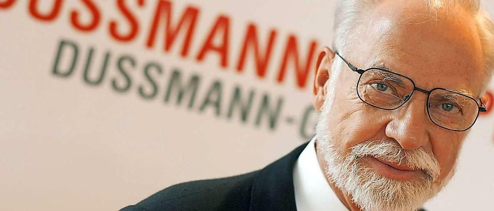 Peter Dussmann auf einem Archivbild aus dem Jahr 2007. Der Unternehmer verstarb 2013 nach langer Krankheit.