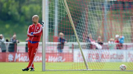 Frühjahrsmüdigkeit. Wie schon im Halbfinale der Champions League vor einem Jahr muss sich Guardiola Fragen zu seinen Entscheidungen gefallen lassen. 