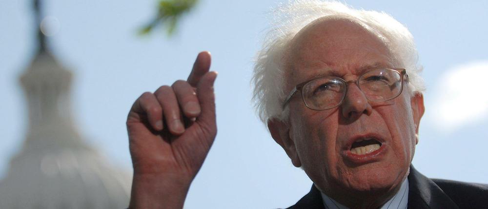 Der parteilose US-Senator Bernie Sanders will Präsident der Vereinigten Staaten werden.