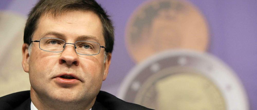 Der Vizepräsident der EU-Kommission, Valdis Dombrovskis.
