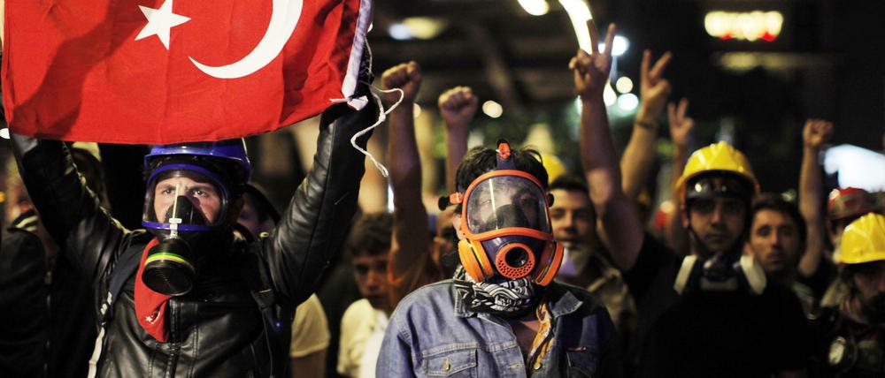 Die Proteste im Gezi-Park in Istanbul im Juni 2013. 