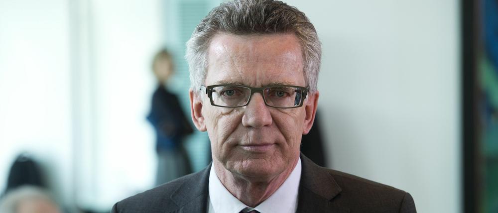 Bundesinnenminister Thomas de Maizière.