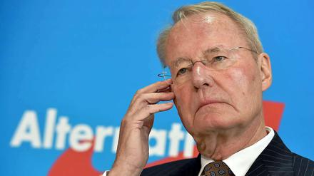 Keine Alternative mehr. Hans-Olaf Henkel verabschiedet sich aus der Führung der AfD.