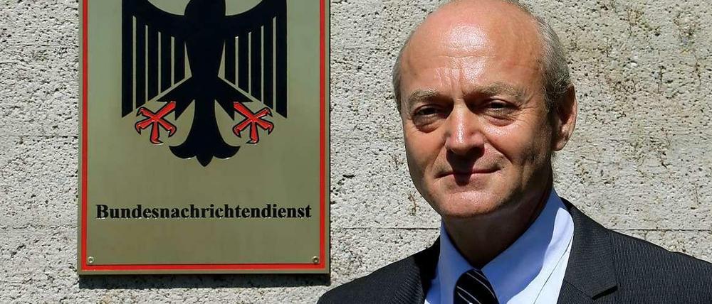Unter Druck. BND-Präsident Gerhard Schindler.