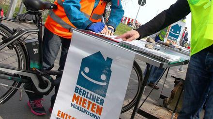 Der Berliner Mietenvolksentscheid, eine Herausforderung für Rot-Schwarz.