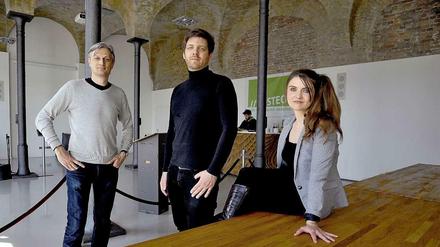 Dean Ceulic, Patrik und Sabrina Löhr (v.l.n.r.) 