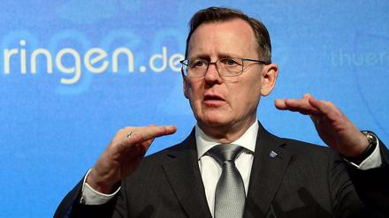 Bodo Ramelow (Linke) ist seit Dezember vergangenen Jahres Ministerpräsident in Thüringen.