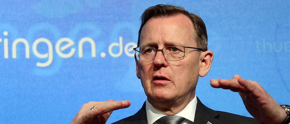 Bodo Ramelow (Linke) ist seit Dezember vergangenen Jahres Ministerpräsident in Thüringen.