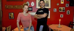La Pecora Nera ist ein Bilderbuch-Italiener, Jana und Roberto sind die Chefs.