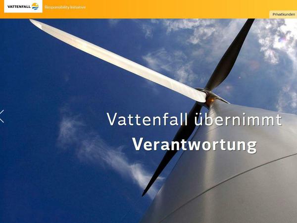"Vattenfall übernimmt Verantwortung" - und verkündet den Ausstieg aus der Braunkohle in der Lausitz bis 2030. Das behauptete am Freitag das Kreuzberger Peng!-Kollektiv.
