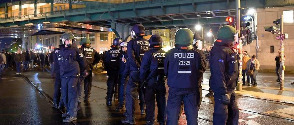 In der Walpurgisnacht und am 1. Mai ist die Polizei im Dauereinsatz.