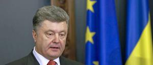 Der ukrainische Präsident Petro Poroschenko geht von einem noch lange anhaltenden Konflikt im Osten seines Landes. 