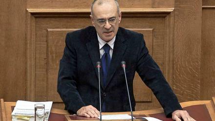 Der stellvertretende Finanzminister Griechenlands, Dimitris Mardas.
