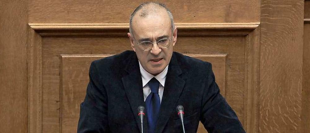 Der stellvertretende Finanzminister Griechenlands, Dimitris Mardas.