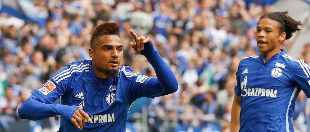 Matchwinner: kevin Boateng hatte großen Anteil am Siegtor, sein Torschuss wurde vom Stuttgarter Klein ins eigene Tor gelenkt.