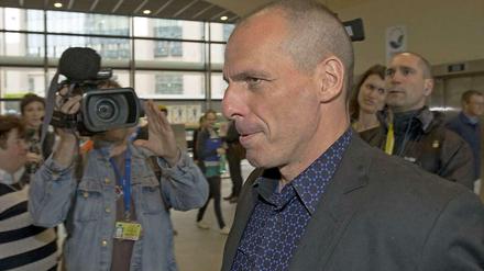 Unter Druck. Der griechische Finanzminister Yanis Varoufakis am Dienstag in Brüssel.