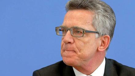 Bundesinnenminister Thomas de Maizière.