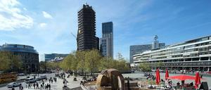Frühling auf dem Breitscheidplatz. Am Freitag beginnt dort ein dreitägiges Friedensfest.