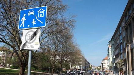 Berlins erste temporäre Spielstraße.
