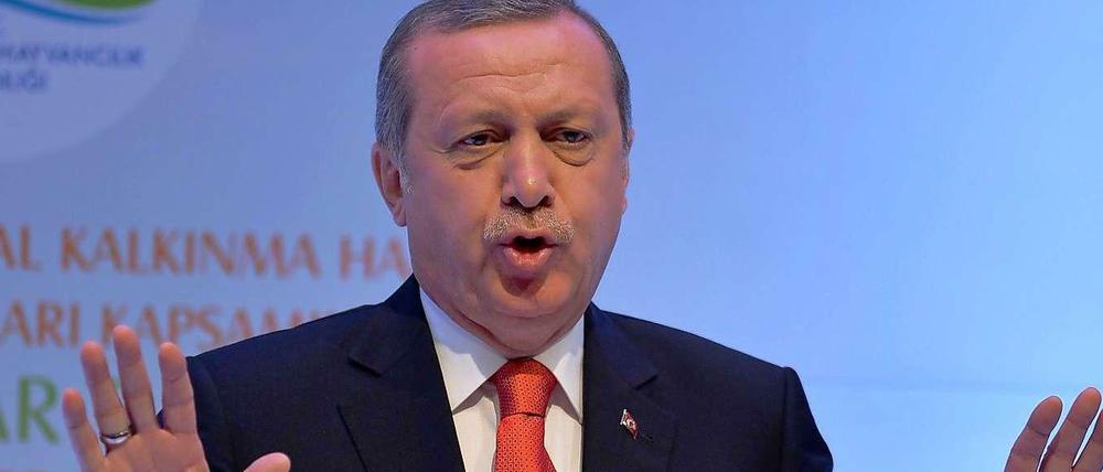 Zieht die Islamkarte im Wahlkampf. Recep Tayyip Erdogan, Präsident der Türkei.