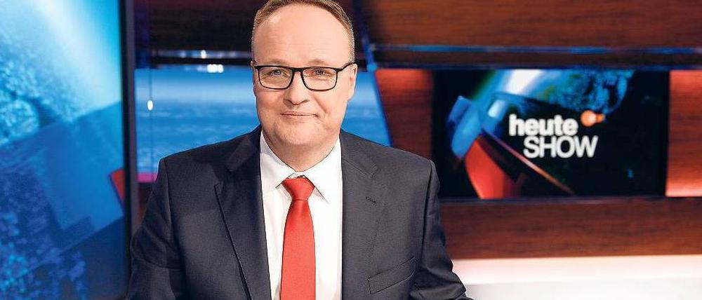 Oliver Welke moderiert die "Heute Show", Politiker wollen eher nicht in seiner Satiresendung vorkommen.